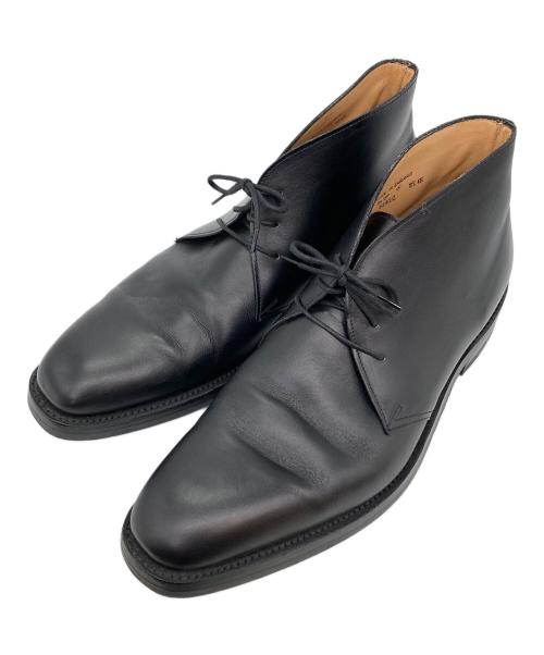 GRENSON（グレンソン）GRENSON (グレンソン) レザーチャッカーブーツ ブラック サイズ:8 1/2の古着・服飾アイテム