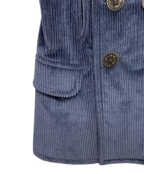 DSQUARED2（ディースクエアード）DSQUARED2 (ディースクエアード) コーデュロイPコート ネイビー サイズ:38の古着・服飾アイテム