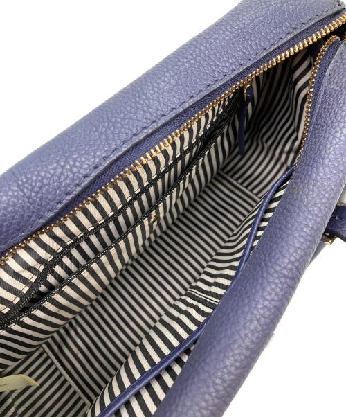 Kate Spade（ケイトスペード）Kate Spade (ケイトスペード) 2WAYハンドバッグ ネイビーの古着・服飾アイテム