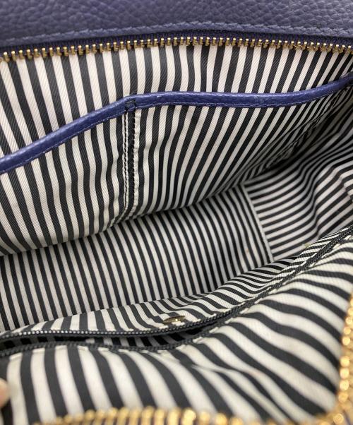 Kate Spade（ケイトスペード）Kate Spade (ケイトスペード) 2WAYハンドバッグ ネイビーの古着・服飾アイテム