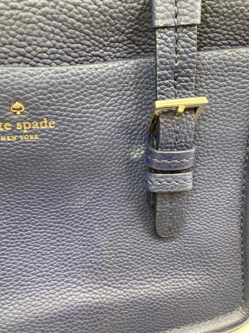 Kate Spade（ケイトスペード）Kate Spade (ケイトスペード) 2WAYハンドバッグ ネイビーの古着・服飾アイテム