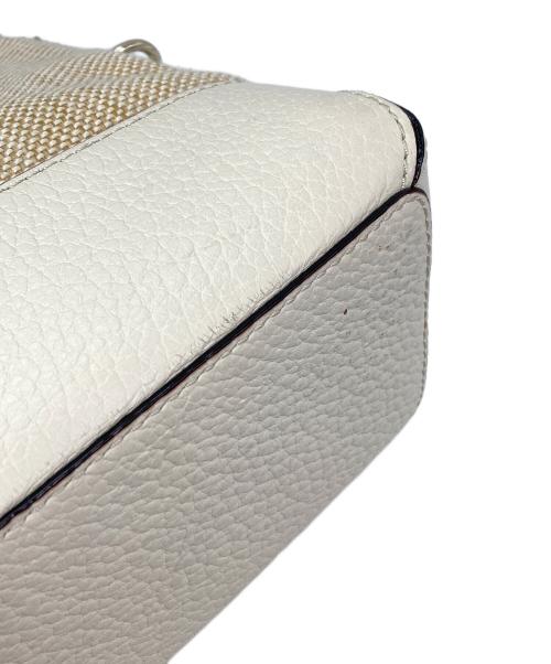 Kate Spade（ケイトスペード）Kate Spade (ケイトスペード) 2WAYハンドバッグ ベージュの古着・服飾アイテム