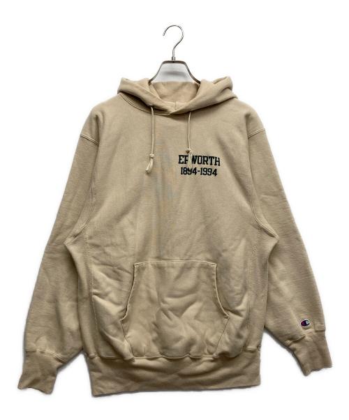 Champion（チャンピオン）Champion (チャンピオン) 90ｓリバースウィーブパーカー ベージュ サイズ:XLの古着・服飾アイテム