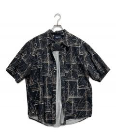 中古・古着通販】PLATINUM FUBU (プラチナムフブ) 総柄半袖シャツ