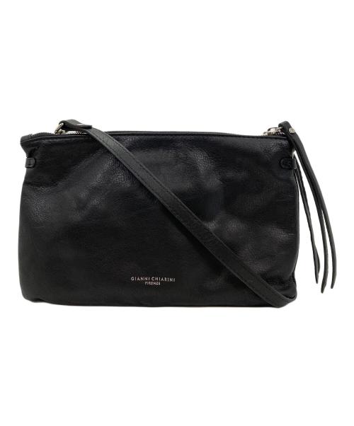 GIANNI CHIARINI（ジャンニ キアリーニ）GIANNI CHIARINI (ジャンニ キアリーニ) ショルダーバッグ ブラックの古着・服飾アイテム