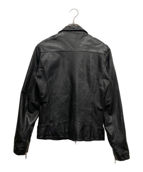 KATHARINE HAMNETT（キャサリンハムネット）KATHARINE HAMNETT (キャサリンハムネット) ライダースジャケット ブラック サイズ:Mの古着・服飾アイテム