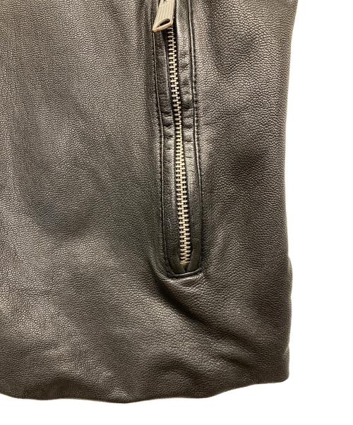 KATHARINE HAMNETT（キャサリンハムネット）KATHARINE HAMNETT (キャサリンハムネット) ライダースジャケット ブラック サイズ:Mの古着・服飾アイテム