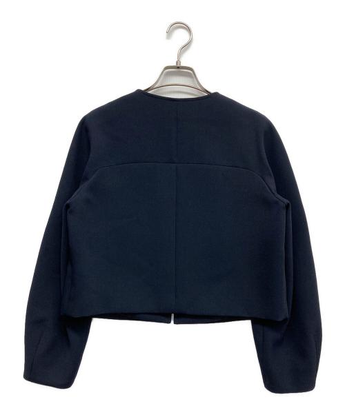 ANAYI（アナイ）ANAYI (アナイ) ノーカラージャケット ネイビー サイズ:38の古着・服飾アイテム