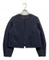 ANAYI（アナイ）の古着「ノーカラージャケット」｜ネイビー