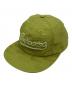 Supreme（シュプリーム）の古着「Jacquard Script 6-Panel キャップ」｜グリーン