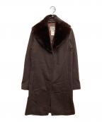 CELINEセリーヌ）の古着「カシミヤブレンドコート」｜ブラウン