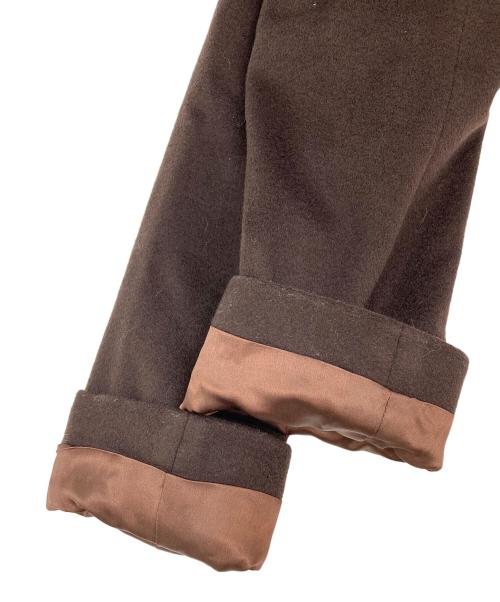 CELINE（セリーヌ）CELINE (セリーヌ) カシミヤブレンドコート ブラウン サイズ:38の古着・服飾アイテム