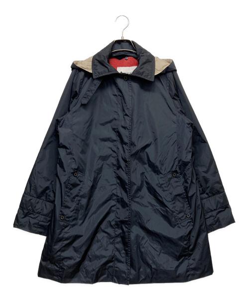 Aquascutum（アクアスキュータム）Aquascutum (アクアスキュータム) ライナー付きコート ネイビー サイズ:記載無の古着・服飾アイテム