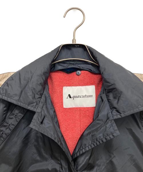 Aquascutum（アクアスキュータム）Aquascutum (アクアスキュータム) ライナー付きコート ネイビー サイズ:記載無の古着・服飾アイテム