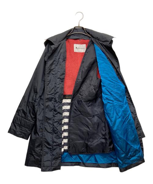 Aquascutum（アクアスキュータム）Aquascutum (アクアスキュータム) ライナー付きコート ネイビー サイズ:記載無の古着・服飾アイテム