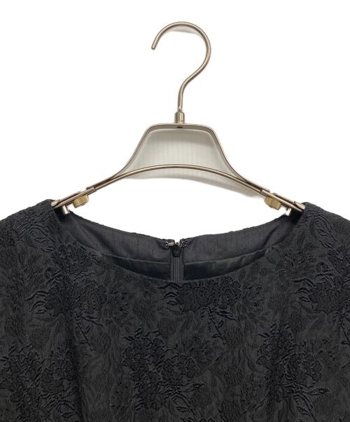 ANAYI（アナイ）ANAYI (アナイ) 切替ジャガードワンピース ブラウン サイズ:38の古着・服飾アイテム