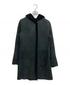 中古・古着通販】unknown (アンノウン) ムートンコート ベージュ