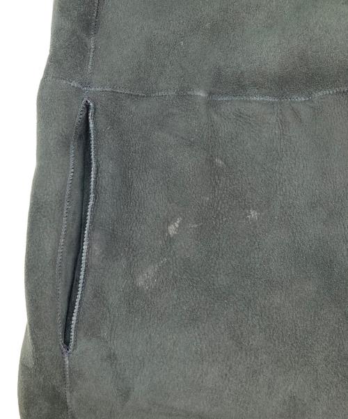 unknown（アンノーン）Unknown (アンノウン) レザーコート グリーン サイズ:6の古着・服飾アイテム