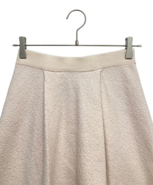 Diagram（ダイアグラム）Diagram (ダイアグラム) ウールパイルスカート ピンク サイズ:36の古着・服飾アイテム