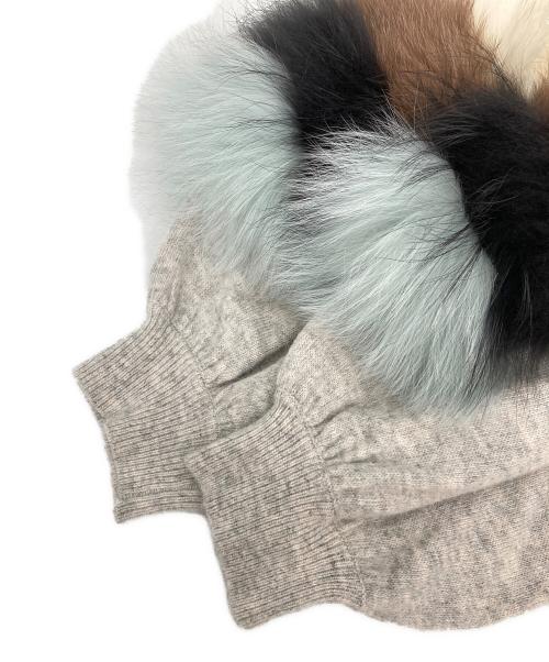 GRACE CONTINENTAL（グレースコンチネンタル）GRACE CONTINENTAL (（グレースコンチネンタル) アンゴラ混ニット グレー サイズ:36の古着・服飾アイテム