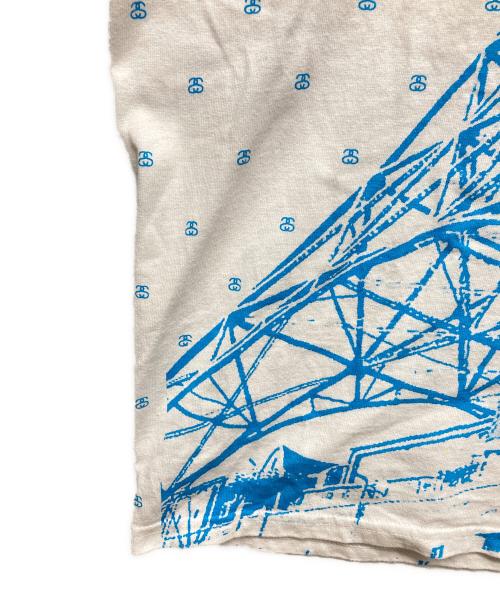 stussy（ステューシー）stussy (ステューシー) プリントTシャツ ホワイト サイズ:Lの古着・服飾アイテム