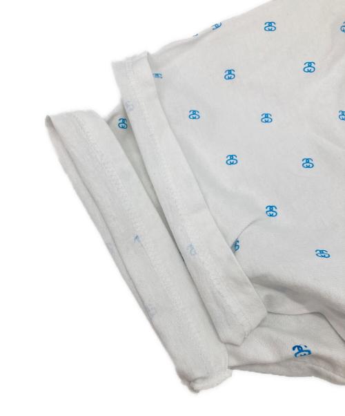 stussy（ステューシー）stussy (ステューシー) プリントTシャツ ホワイト サイズ:Lの古着・服飾アイテム