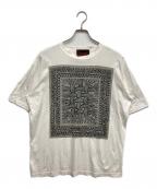 NEMETHネメス）の古着「縄目柄Tシャツ」｜ホワイト