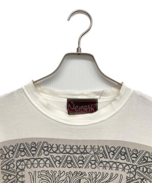 NEMETH（ネメス）Nemeth (ネメス) 縄目柄Tシャツ ホワイト サイズ:無しの古着・服飾アイテム