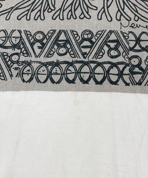 NEMETH（ネメス）Nemeth (ネメス) 縄目柄Tシャツ ホワイト サイズ:無しの古着・服飾アイテム