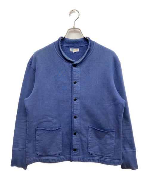 MOTOR（モーター）MOTOR (モーター) スウェットカーディガン ネイビー サイズ:Mの古着・服飾アイテム