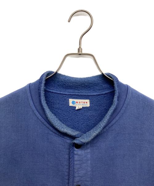 MOTOR（モーター）MOTOR (モーター) スウェットカーディガン ネイビー サイズ:Mの古着・服飾アイテム