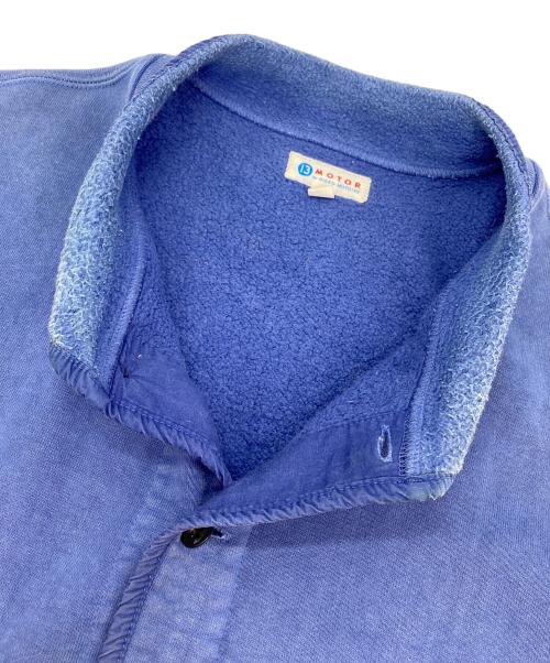 MOTOR（モーター）MOTOR (モーター) スウェットカーディガン ネイビー サイズ:Mの古着・服飾アイテム