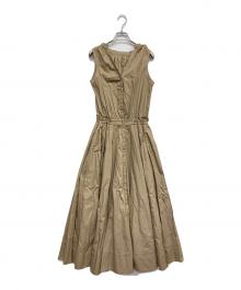 CASA FLINE（カーサフライン）の古着「ノースリーブワンピース」｜ベージュ