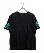 stussyステューシー）の古着「袖ロゴTシャツ」｜ブラック