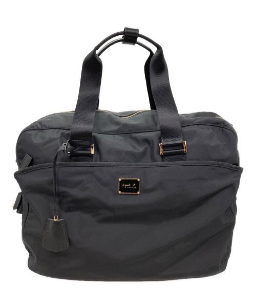 agnes b voyage（アニエスベーボヤージュ）agnes b voyage (アニエスベーボヤージュ) ボストンバッグ ブラックの古着・服飾アイテム