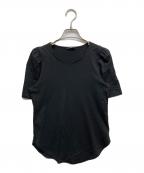 theoryセオリー）の古着「フェミニンスリーブコンパクトTシャツ」｜ブラック