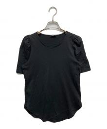 theory（セオリー）の古着「フェミニンスリーブコンパクトTシャツ」｜ブラック