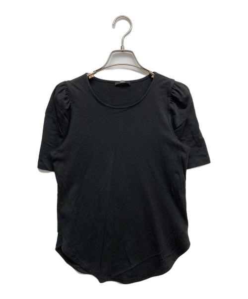 theory（セオリー）theory (セオリー) フェミニンスリーブコンパクトTシャツ ブラック サイズ:Sの古着・服飾アイテム