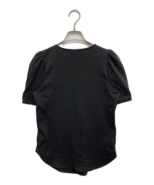theory（セオリー）theory (セオリー) フェミニンスリーブコンパクトTシャツ ブラック サイズ:Sの古着・服飾アイテム