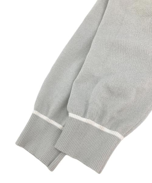 Diagram（ダイアグラム）Diagram (ダイアグラム) バイカラークルーニットトップ グリーン サイズ:36の古着・服飾アイテム