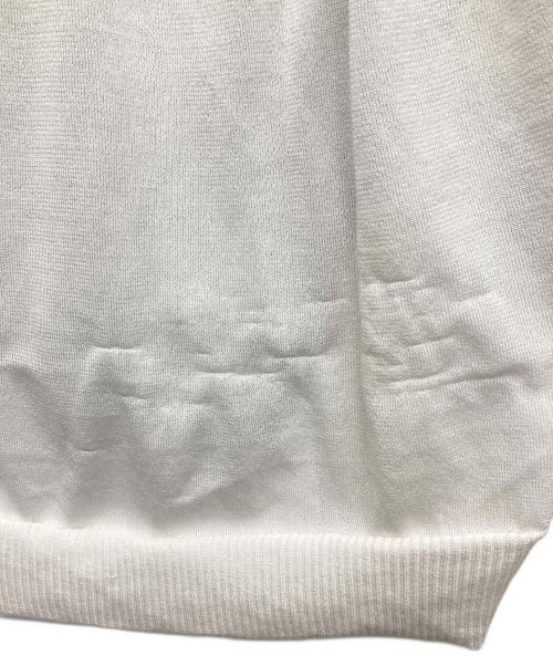 Diagram（ダイアグラム）Diagram (ダイアグラム) バイカラークルーニットトップ グリーン サイズ:36の古着・服飾アイテム