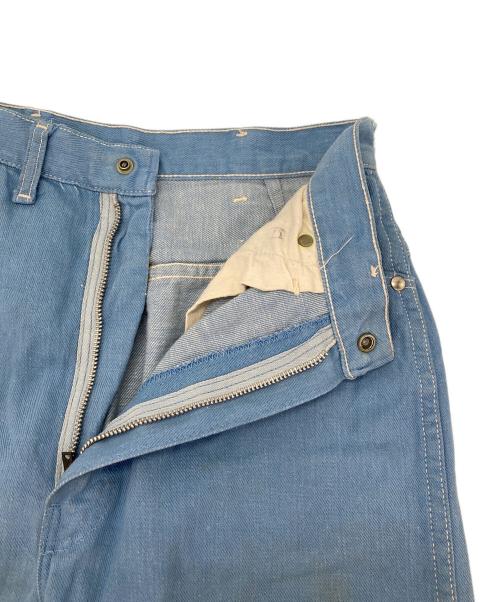 MISSES Wrangler（ミセス ラングラー）MISSES Wrangler (ミセス ラングラー) 60s デニムパンツ ブルー サイズ:実寸W68cmの古着・服飾アイテム