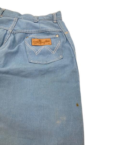 MISSES Wrangler（ミセス ラングラー）MISSES Wrangler (ミセス ラングラー) 60s デニムパンツ ブルー サイズ:実寸W68cmの古着・服飾アイテム