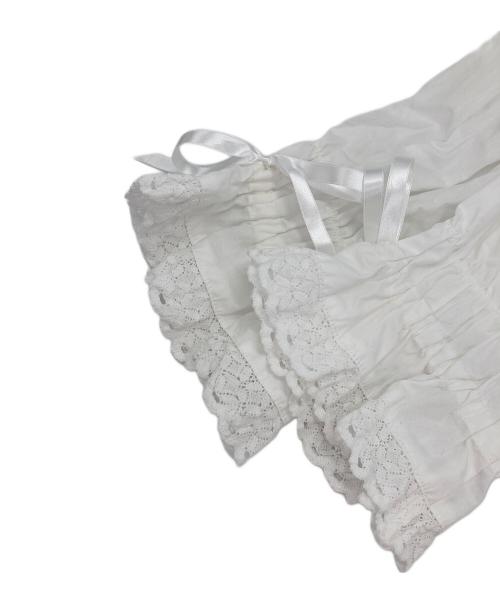 BABY,THE STARS SHINE BRIGHT（ベイビーザスターズシャインブライト）BABY,THE STARS SHINE BRIGHT (ベイビーザスターズシャインブライト) ビックカラーブラウス ホワイト サイズ:記載無の古着・服飾アイテム