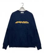 AMBUSHアンブッシュ）の古着「SWEATSHIRT WITH LOGO PATCH」｜ネイビー