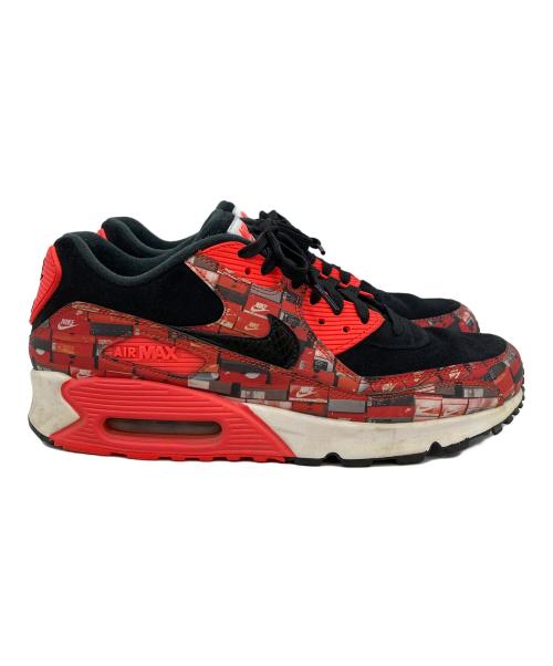NIKE（ナイキ）NIKE (ナイキ) atmos (アトモス) アトモス×ナイキ エアマックス90 レッド サイズ:28.5の古着・服飾アイテム