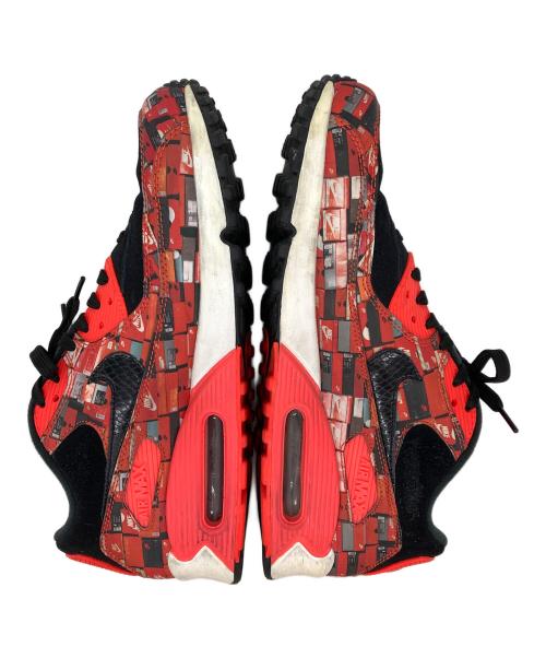 NIKE（ナイキ）NIKE (ナイキ) atmos (アトモス) アトモス×ナイキ エアマックス90 レッド サイズ:28.5の古着・服飾アイテム
