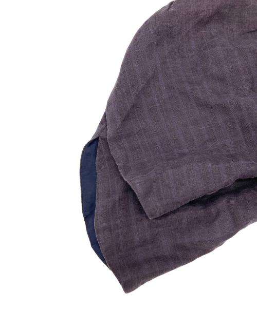 JURGEN LEHL（ヨーガンレール）JURGEN LEHL (ヨーガンレール) リネン混半袖ワンピース パープル サイズ:Mの古着・服飾アイテム