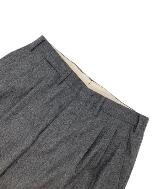 GERMANO（ジェルマーノ）GERMANO (ジェルマーノ) ウールツータックパンツ グレー サイズ:44の古着・服飾アイテム