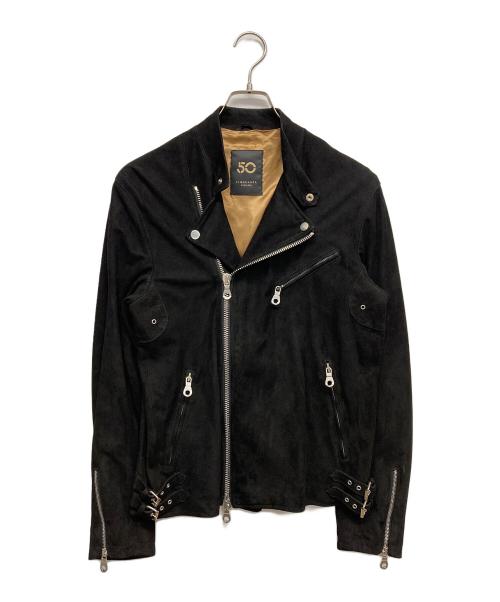 Cinquanta（チンクワンタ）Cinquanta (チンクワンタ) ライダースジャケット ブラック サイズ:44の古着・服飾アイテム